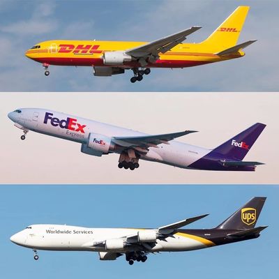 FedEx DHL UPS Internationaal vrachtvervoer van deur tot deur 3-5 dagen Transittijd